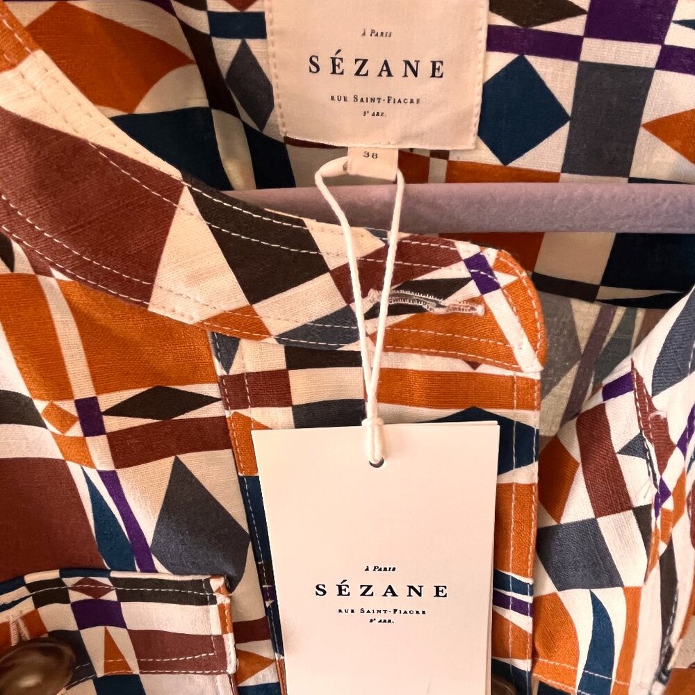 Sezane Lulu Dress Ditsies 70s - Size 38 - Picture 6 of 7